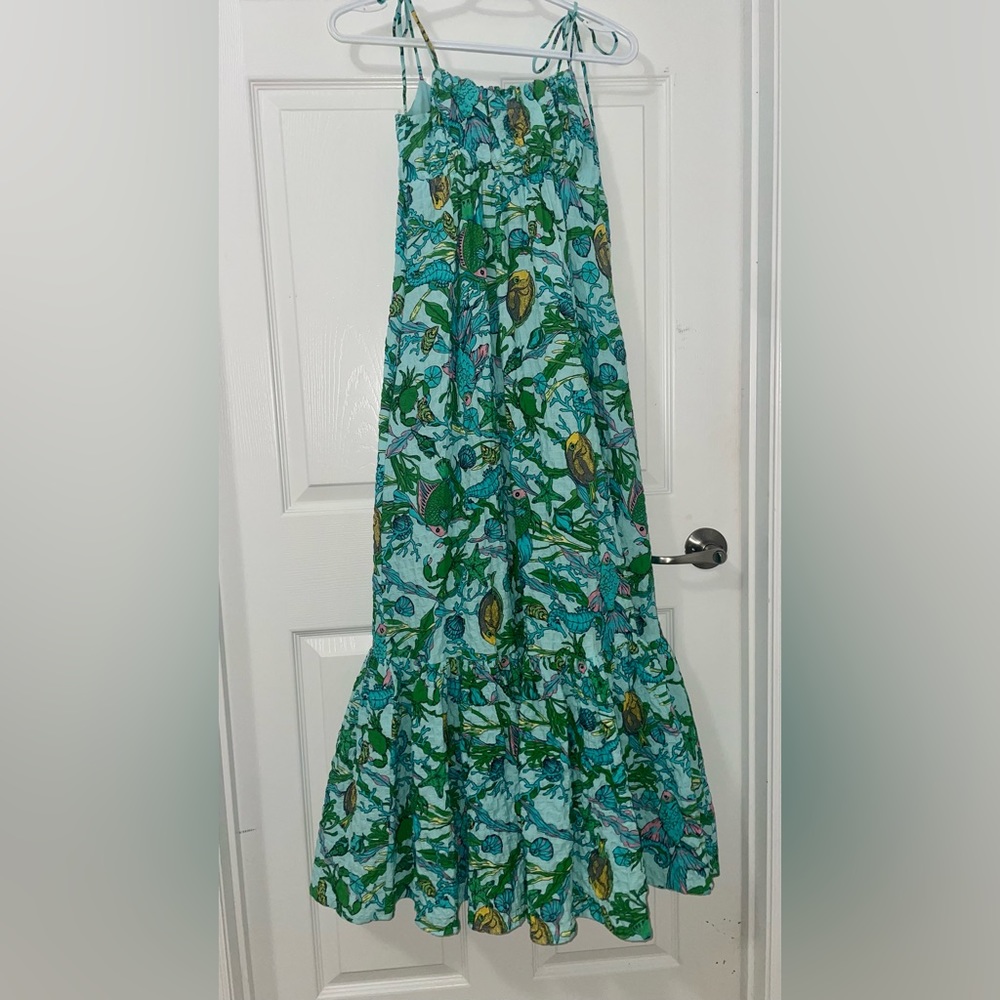 Under the Sea Tie-Strap Dress -NEW WITH TAG XXS